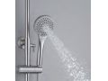 Design Shower column, Mixer Tap, Round  20 cm - PATERNA NICKEL BROSS