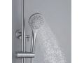 Design Shower column, Mixer Tap, Round  20 cm - PATERNA NICKEL BROSS