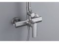 Design Shower column, Mixer Tap, Round  20 cm - PATERNA NICKEL BROSS