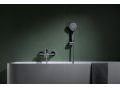 Bathtub mixer with shower, thermostatic - PATERNA NICKEL BROSS