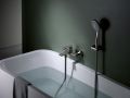 Bathtub mixer with shower, thermostatic - PATERNA NICKEL BROSS