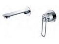 Concealed wall-mounted mixer tap, 200 mm long - RIOJA CHROME