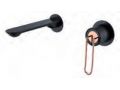 Concealed wall-mounted mixer tap, 200 mm long - RIOJA BLACK OR ROSE