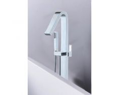 Standing tap for bathtub, mixer - ALCOBENDAS  CHROME