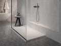Shower tray, right angle drainage - CORIAN  CORNER RIGHT