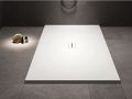 Shower tray, central drain - CENTRO XL Corian 