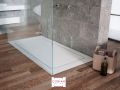 Shower tray, discrete drainage - DISCRET CORIAN 