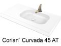 Washbasin, 50 x 100 cm, in Corian  - CURVADA 45