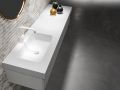 Washbasin, 50 x 100 cm, in Corian  - CURVADA 45