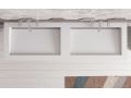 Vanity top, channel 50 x 100 cm, in Corian - CANAL 50