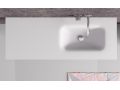 Postformed vanity top, 50 x 120 cm, in Corian  - FORMADO 50