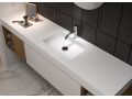 Designer washbasin, 100 x 50 cm, in Solid-Surface mineral resin - HIDRO 50
