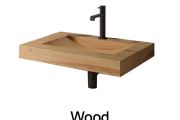 Vanity top, in wood, suspended or free-standing - WOOD