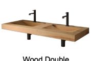 Vanity top, in wood, suspended or free-standing - WOOD
