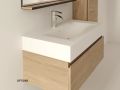 Vanity unit __plus__ washbasin __plus__ mirror - VALENCIA 1T