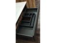 Vanity unit with double basins 120 - 140 cm __plus__ 4 drawers __plus__ mirror - VALENCIA 2V