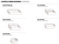 Vanity unit with 2 drawers 100 - 120 - 140 cm __plus__ countertop washbasin __plus__ mirror - VALENCIA REDONDO-2
