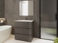 Vanity set with 3 drawers __plus__ washbasin __plus__ mirror - VALENCIA 3T