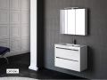 Vanity unit __plus__ washbasin __plus__ mirror - CADIX 45