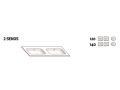 Vanity set __plus__ double washbasin __plus__ mirror - CADIX 2V