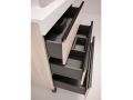 Vanity set with 3 drawers __plus__ washbasin __plus__ mirror - TARRAGONE 3T Black