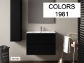 Vanity set with  60 cm - 2 drawers __plus__ washbasin __plus__ mirror - COLORS FORTY 2T