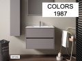 Vanity set with  60 cm - 2 drawers __plus__ washbasin __plus__ mirror - COLORS FORTY 2T