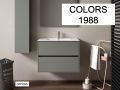 Vanity set with  60 cm - 2 drawers __plus__ washbasin __plus__ mirror - COLORS FORTY 2T