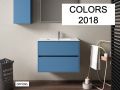 Vanity set with  60 cm - 2 drawers __plus__ washbasin __plus__ mirror - COLORS FORTY 2T