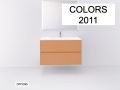 Vanity set with  60 cm - 2 drawers __plus__ washbasin __plus__ mirror - COLORS FORTY 2T