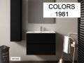 Vanity set with  80 cm - 2 drawers __plus__ washbasin __plus__ mirror - COLORS FORTY 2T