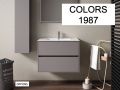 Vanity set with  80 cm - 2 drawers __plus__ washbasin __plus__ mirror - COLORS FORTY 2T