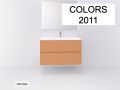 Vanity set with  80 cm - 2 drawers __plus__ washbasin __plus__ mirror - COLORS FORTY 2T