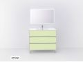 Vanity set with  60 cm - 3 drawers __plus__ washbasin __plus__ mirror - COLORS FORTY 3T