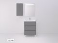 Vanity set with  60 cm - 3 drawers __plus__ washbasin __plus__ mirror - COLORS FORTY 3T