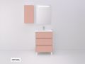Vanity set with  60 cm - 3 drawers __plus__ washbasin __plus__ mirror - COLORS FORTY 3T