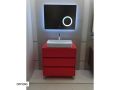 Vanity set with  80 cm - 3 drawers __plus__ washbasin __plus__ mirror - COLORS FORTY 3T