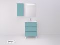 Vanity set with  80 cm - 3 drawers __plus__ washbasin __plus__ mirror - COLORS FORTY 3T