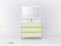 Vanity set with  100 cm - 3 drawers __plus__ washbasin __plus__ mirror - COLORS FORTY 3T