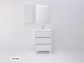 Vanity set with  100 cm - 3 drawers __plus__ washbasin __plus__ mirror - COLORS FORTY 3T