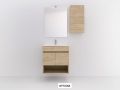 2-door cabinet set with niche __plus__ washbasin __plus__ mirror - ALICANTE 2P