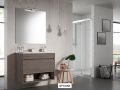 2-door cabinet set with niche __plus__ washbasin __plus__ mirror - ALICANTE 2P