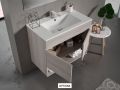 2-door cabinet set with niche __plus__ washbasin __plus__ mirror - ALICANTE 2P