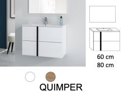 Vanity unit __plus__ washbasin __plus__ mirror - QUIMPER