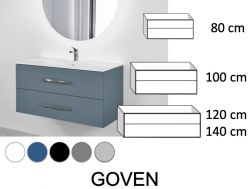 Vanity unit __plus__ washbasin __plus__ mirror - GOVEN 2T