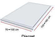 Shower tray, discrete drainage - DISCRET SLATE