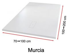 Shower tray, discrete drainage - MURCIA