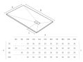 Shower tray, discrete drainage - MURCIA