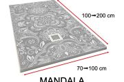 Shower tray, decorated with a personalized image - MANDALA