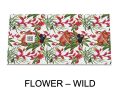 Shower tray, decorated with a personalized image - FLOWER